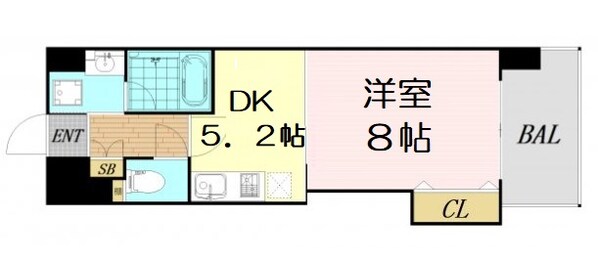 ア・ミュゼ新大阪の物件間取画像